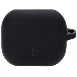 Carcasa Bizon Headphone Silicone compatibila cu Samsung Galaxy Buds 3 / 3 Pro, Negru