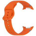 Curea Bizon Strap Watch Silicone G compatibila cu Samsung Galaxy Watch 8 40 / 44 / 46mm, Portocaliu 4 - lerato.ro