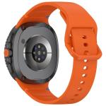 Curea Bizon Strap Watch Silicone G compatibila cu Samsung Galaxy Watch 8 40 / 44 / 46mm, Portocaliu 7 - lerato.ro