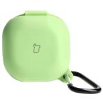 Carcasa Bizon Headphone Silicone compatibila cu Samsung Galaxy Buds Live / Pro / Buds2 / Buds2 Pro / Buds FE, Verde 2 - lerato.ro