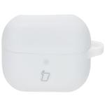 Carcasa Bizon Headphone Silicone compatibila cu Samsung Galaxy Buds 3 / 3 Pro, Alb 2 - lerato.ro