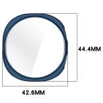 Carcasa cu protectie ecran din sticla securizata BizonMobile Felipe compatibila cu Samsung Galaxy Watch 8 40mm, Albastru 3 - lerato.ro