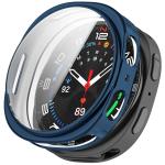 Carcasa cu protectie ecran din sticla securizata BizonMobile Felipe compatibila cu Samsung Galaxy Watch 8 40mm, Albastru 8 - lerato.ro