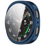 Carcasa cu protectie ecran din sticla securizata BizonMobile Felipe compatibila cu Samsung Galaxy Watch 8 40mm, Albastru 9 - lerato.ro