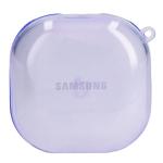 Carcasa Bizon Headphone Clear compatibila cu Samsung Galaxy Buds Live / Pro / Buds2 / Buds2 Pro / Buds FE, Transparent / Mov 3 - lerato.ro