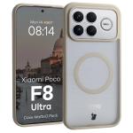 Kit protectie 2 in 1 BizonMobile, Carcasa Bizon MatteO si Folie sticla securizata Bizon Glass Edge, compatibil cu Xiaomi Poco F8 Ultra, Bej 4 - lerato.ro