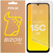 Folie protectie Bizon Glass Film Sun compatibila cu Xiaomi Redmi 15C 5G, Transparent