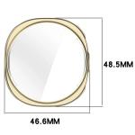 Carcasa cu protectie ecran din sticla securizata BizonMobile Felipe compatibila cu Samsung Galaxy Watch 8 44mm, Gold 3 - lerato.ro