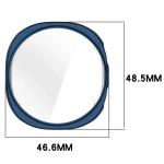 Carcasa cu protectie ecran din sticla securizata BizonMobile Felipe compatibila cu Samsung Galaxy Watch 8 44mm, Albastru 3 - lerato.ro