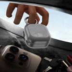 Carcasa Bizon Headphone Clear compatibila cu Samsung Galaxy Buds 4 / 4 Pro, Transparent 5 - lerato.ro