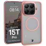 Kit protectie 2 in 1 BizonMobile, Carcasa Bizon MatteO si Folie sticla securizata Bizon Glass Edge, compatibil cu Xiaomi 15T Pro, Roz 4 - lerato.ro