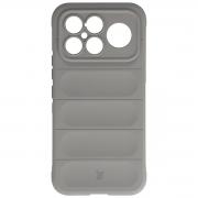 Carcasa Bizon Tur compatibila cu Xiaomi Poco F8 Ultra, Light Grey