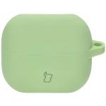 Carcasa Bizon Headphone Silicone compatibila cu Samsung Galaxy Buds 3 / 3 Pro, Light Green 2 - lerato.ro