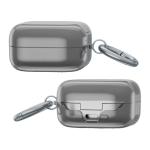 Carcasa Bizon Headphone Clear compatibila cu Samsung Galaxy Buds 4 / 4 Pro, Transparent / Negru 5 - lerato.ro
