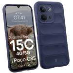 Carcasa Bizon Tur compatibila cu Xiaomi Redmi 15C 4G / 5G, Dark Blue 3 - lerato.ro