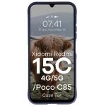 Carcasa Bizon Tur compatibila cu Xiaomi Redmi 15C 4G / 5G, Dark Blue 6 - lerato.ro