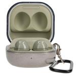 Carcasa Bizon Headphone Clear compatibila cu Samsung Galaxy Buds Live / Pro / Buds2 / Buds2 Pro / Buds FE, Bling Black 4 - lerato.ro