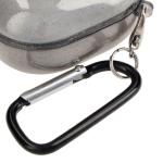 Carcasa Bizon Headphone Clear compatibila cu Samsung Galaxy Buds Live / Pro / Buds2 / Buds2 Pro / Buds FE, Bling Black 6 - lerato.ro