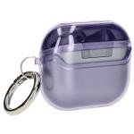 Carcasa Bizon Headphone Clear compatibila cu Samsung Galaxy Buds 3 / 3 Pro, Transparent / Mov 6 - lerato.ro