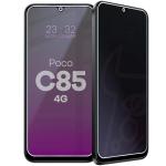 Folie sticla securizata Bizon Glass Mule Shadow Privacy compatibila cu Xiaomi Poco C85 4G, Negru 3 - lerato.ro