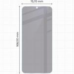 Folie sticla securizata Bizon Glass Mule Shadow Privacy compatibila cu Xiaomi Poco C85 4G, Negru 4 - lerato.ro