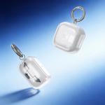 Carcasa Bizon Headphone Clear compatibila cu Samsung Galaxy Buds 4 / 4 Pro, Glitter Clear 6 - lerato.ro