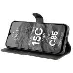 Husa flip cover Bizon Pocket compatibila cu Xiaomi Redmi 15C 4G / 5G, Negru 6 - lerato.ro