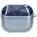 Carcasa Bizon Headphone Clear compatibila cu Samsung Galaxy Buds 3 / 3 Pro, Transparent / Albastru 2 - lerato.ro