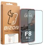 Kit protectie 2 in 1 BizonMobile, Carcasa Bizon MatteO si Folie sticla securizata Bizon Glass Edge, compatibil cu Xiaomi Poco F8 Pro, Roz 10 - lerato.ro