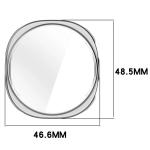 Carcasa cu protectie ecran din sticla securizata BizonMobile Felipe compatibila cu Samsung Galaxy Watch 8 44mm, Silver 3 - lerato.ro