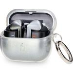 Carcasa Bizon Headphone Clear compatibila cu Samsung Galaxy Buds 3 / 3 Pro, Glitter Clear 3 - lerato.ro