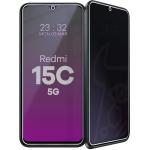 Folie sticla securizata Bizon Glass Mule Shadow Privacy compatibila cu Xiaomi Redmi 15C 5G, Negru 3 - lerato.ro