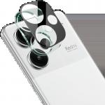 Set 2 folii sticla securizata camera foto Bizon Glass Lens compatibile cu Xiaomi Redmi Note 13 Pro Plus 5G, Negru 4 - lerato.ro