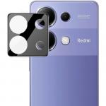 Set 2 folii sticla securizata camera foto Bizon Glass Lens compatibile cu Xiaomi Redmi Note 13 Pro 4G / Poco M6 Pro 4G, Negru 2 - lerato.ro