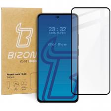 Folie sticla securizata Bizon Glass Edge 2 compatibila cu Xiaomi Redmi Note 13 4G, Negru