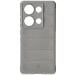 Carcasa Bizon Tur compatibila cu Xiaomi Poco M6 Pro 4G / Xiaomi Redmi Note 13 Pro 4G, Light Grey 2 - lerato.ro