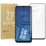 Folie sticla securizata Bizon Glass Edge 2 compatibila cu Xiaomi Redmi 13 4G, Negru 2 - lerato.ro