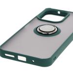 Carcasa Bizon Hybrid Ring compatibila cu Xiaomi Redmi 13 4G, Verde 6 - lerato.ro