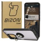 Carcasa Bizon Hybrid Ring compatibila cu Xiaomi Redmi 13 4G, Negru 3 - lerato.ro