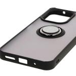 Carcasa Bizon Hybrid Ring compatibila cu Xiaomi Redmi 13 4G, Negru 6 - lerato.ro
