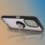 Carcasa Bizon Hybrid Ring compatibila cu Xiaomi Redmi 13 4G, Negru 7 - lerato.ro