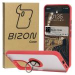 Carcasa Bizon Hybrid Ring compatibila cu Xiaomi Redmi 13 4G, Rosu 3 - lerato.ro