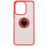 Carcasa Bizon Hybrid Ring compatibila cu Xiaomi Redmi 13 4G, Rosu 2 - lerato.ro