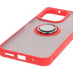 Carcasa Bizon Hybrid Ring compatibila cu Xiaomi Redmi 13 4G, Rosu 6 - lerato.ro