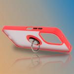 Carcasa Bizon Hybrid Ring compatibila cu Xiaomi Redmi 13 4G, Rosu 7 - lerato.ro
