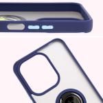 Carcasa Bizon Hybrid Ring compatibila cu Xiaomi Redmi 13 4G, Albastru 4 - lerato.ro
