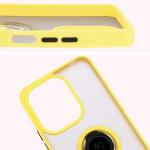 Carcasa Bizon Hybrid Ring compatibila cu Xiaomi Redmi 13 4G, Galben 4 - lerato.ro
