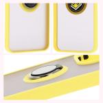 Carcasa Bizon Hybrid Ring compatibila cu Xiaomi Redmi 13 4G, Galben 5 - lerato.ro