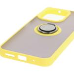 Carcasa Bizon Hybrid Ring compatibila cu Xiaomi Redmi 13 4G, Galben 6 - lerato.ro