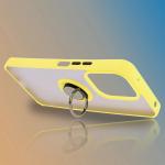 Carcasa Bizon Hybrid Ring compatibila cu Xiaomi Redmi 13 4G, Galben 7 - lerato.ro